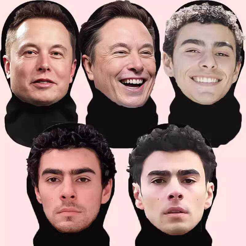 Luigi Headgear Trump Musk Jianguo Full Face Mask 3d สไตล์เดียวกันจําลองที่กําหนดเอง Trump Knowing Wa