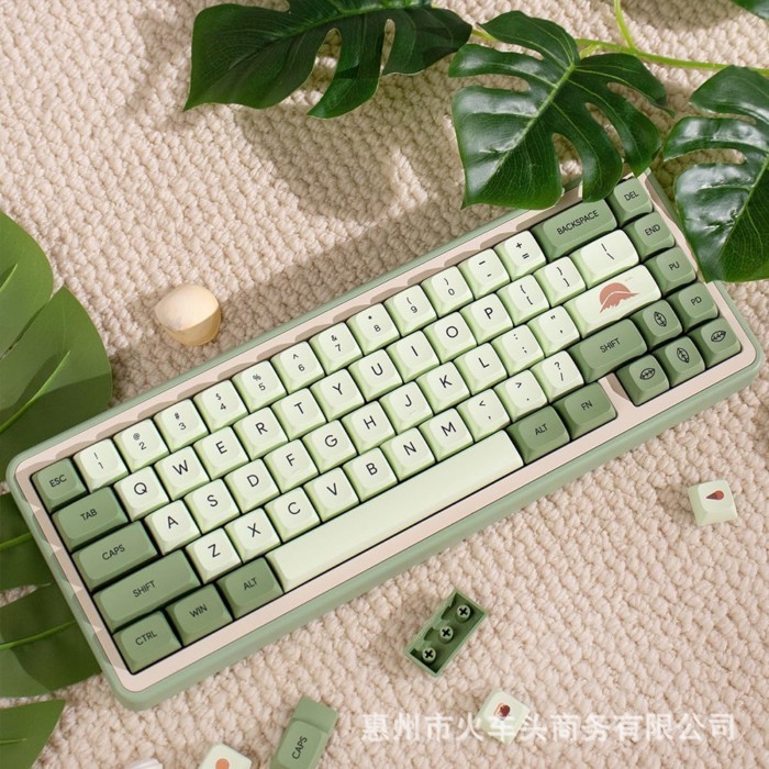 Matcha Arabic Korean Thai Japanese Phonetic Sublimation Small Full Set Boxed XDA Keycap