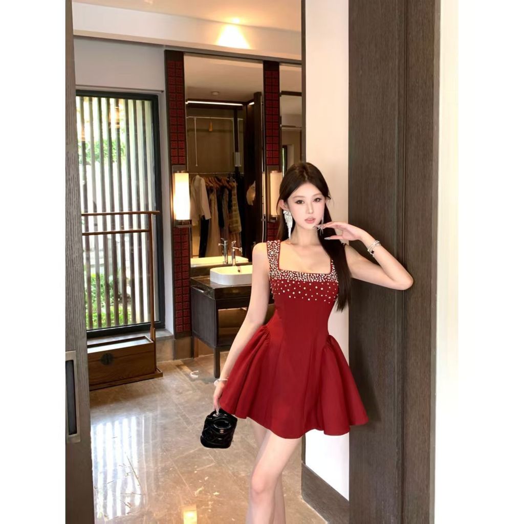 ชุดเล็บเพชรสำหรับผู้หญิง สไตล์slimmer a-line พรีเมียม