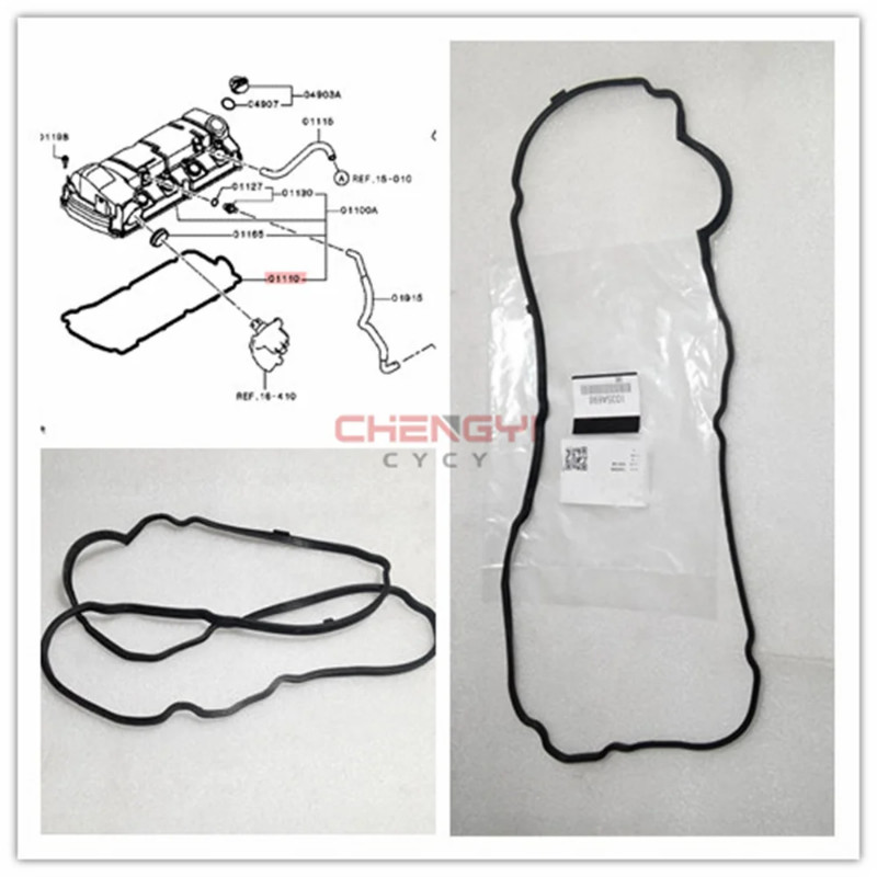 4J11 4J12 Rocker Cover Gasket Engine Valve Cover Gasket For Outlander CX6A CY6A GA4W GA9W GF7W GF8W