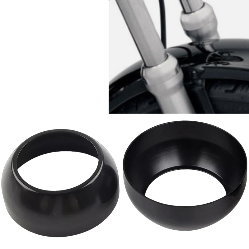 Motorbike Front Fork Cover Tube Boot Cap For Harley Sportster Dyna FXR FXD