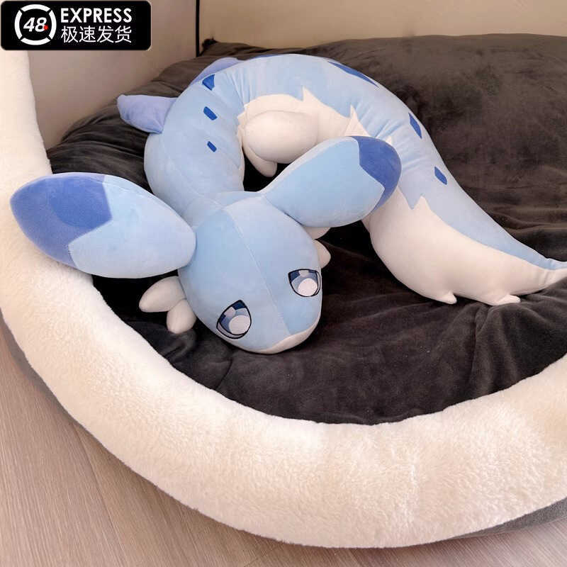 Spinning Weasel หมอน Blue Eudemons Paru ตุ๊กตาตุ๊กตา Spinning Weasel เกม Merchandise Plush ของเล่น R