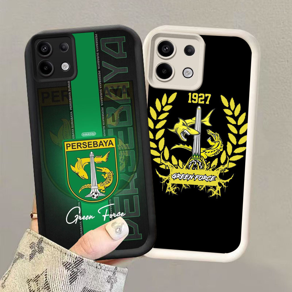 HK-65 Persebaya ปลอกกันกระแทกสําหรับซิลิโคนสีดําและสีขาว Infinix Tecno ITEL สมาร์ท POP Spark Pova GT