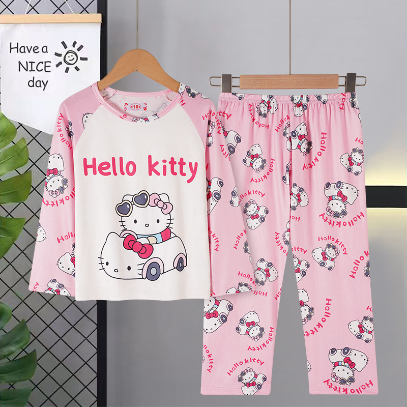 Eid Mubarak ชุดนอนเด็กแขนยาวรอบคอ สำหรับเด็กชายและหญิง อายุ 8 - 9 ปี