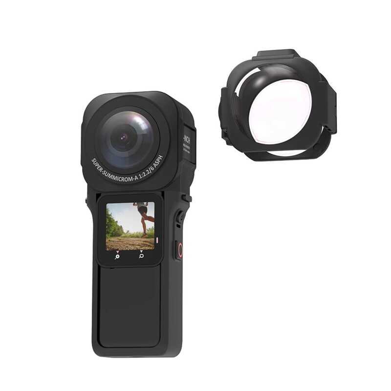 ▥ Puluz ฝาครอบป้องกันเลนส์สำหรับ Insta360หนึ่ง RS 1นิ้วรุ่น360