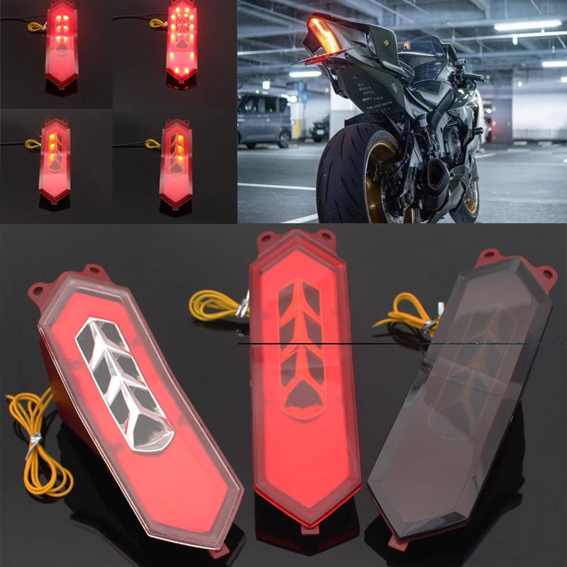 LED Tail Light Turn signal For Yamaha YZF-R1 YZF R1 R1M R1S 2015-19，YZF R6 17-19 Motorcycle Accesso