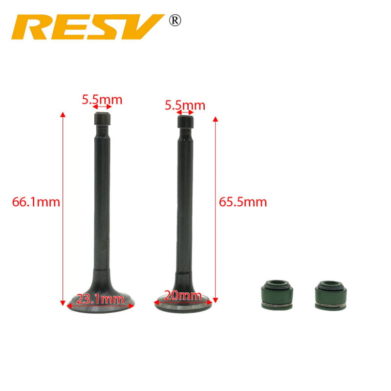 RESV for Honda Z50 Jazz50 Benly CD50 CRF50 Magna50 DAX50 XR50 Super CUB 50cc Valve Intake Exhaust S