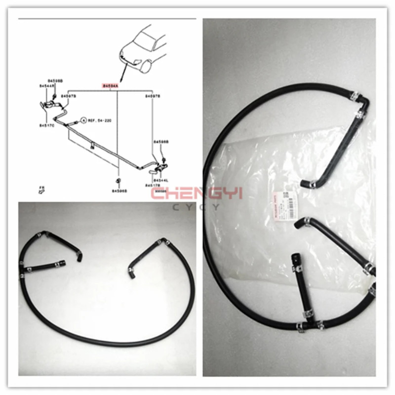 8264A189 Headlamp Washer Hose Assy Fit for Montero No Nozzle or Motor In Set for Pajero IV 4th V88W