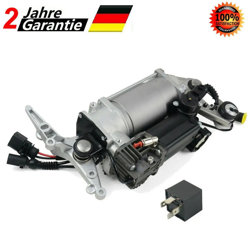 AP01 Air Suspension Compressor W/Carrier & Relay FOR VW Touareg Porsche Cayenne 7L0616007A 7L061600