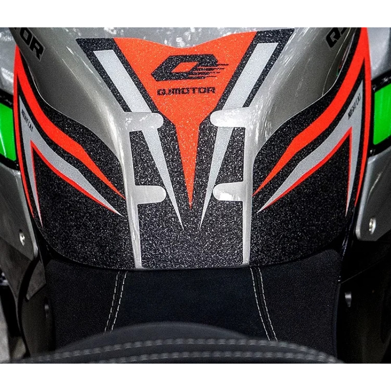 FOR QJMOTO Race 550 Motorcycle Tank Pad Protector Leather Frosting Sticker Decals Accessories
