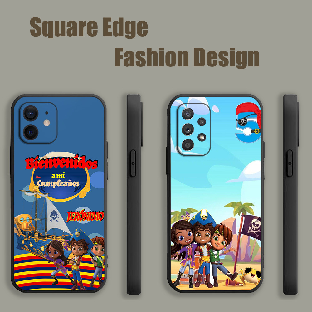 ปลอกสําหรับ Samsung A7 2018 A13 Lie A01 A3 M01 A24 A54 A04 A04s A15 A25 Core A34 santiago of the sea