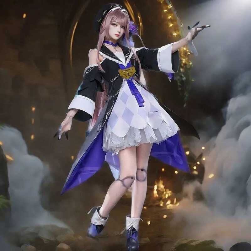 C Game Herta Cosplay Honkai Star Rail Cosplay Costume Game Cos Honkai Star Rail Cosplay Genius Soci