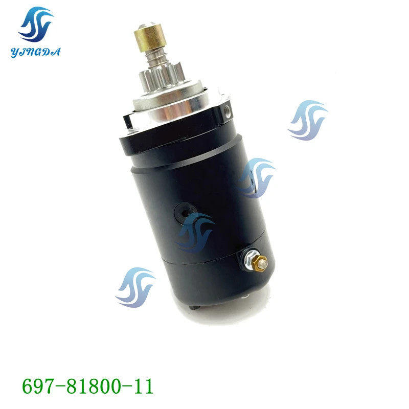697-81800-11 Motorcycle Start Motor For Yamaha Outboard Motor 2 Stroke 48HP 50HP 55HP 697-81800 Boa