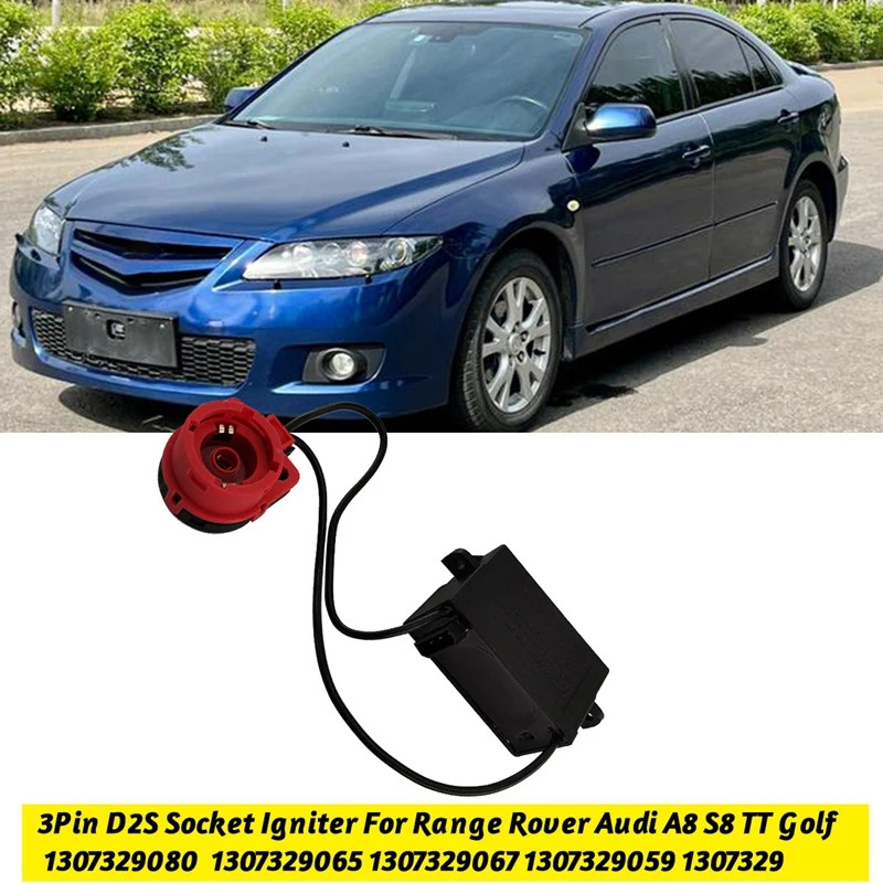 Car Xenon Bulb HID Headlight D2S Socket Igniter Ballast For Range Rover  A8 S8 TT Golf 1307329059 1