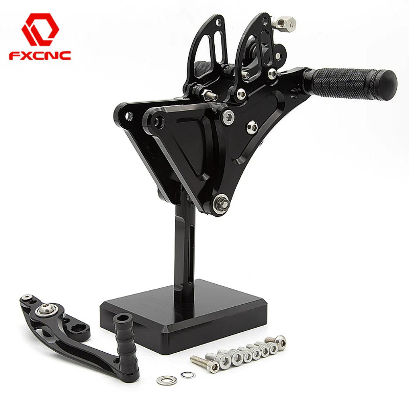Motorcycle Footpeg Rearset Pedal For BUELL XB9S XB12S XB9R XB12R XB 9 Adjustable Aluminum Alloy Rea