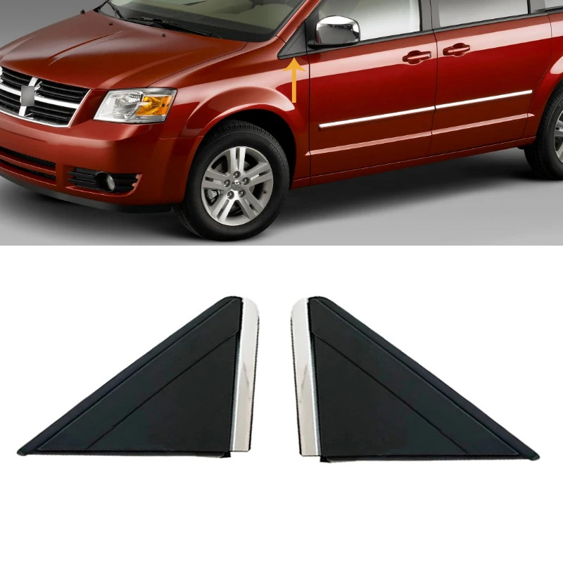 Door Mirror Triangle Plate Cover Flag For Country Dodge Grand Caravan 2008-2019 1AN69RXFAB 1AN68RXF