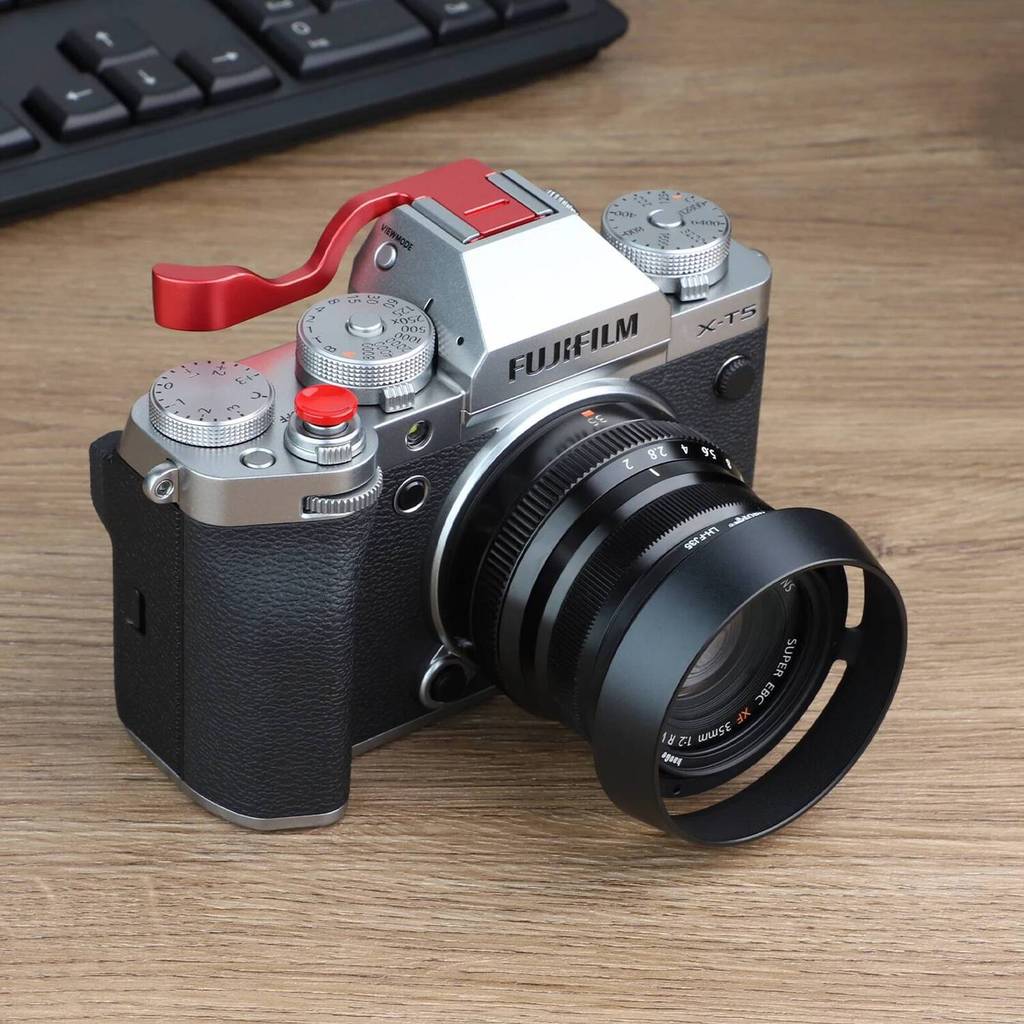 Haoge LH-FJ35 รอบเลนส์สําหรับ Fujifilm Fuji XF 35 มม.F2,XF 23 มม.f2 R WR,XC 35 มม.F2 เลนส์สีดํา LH-X