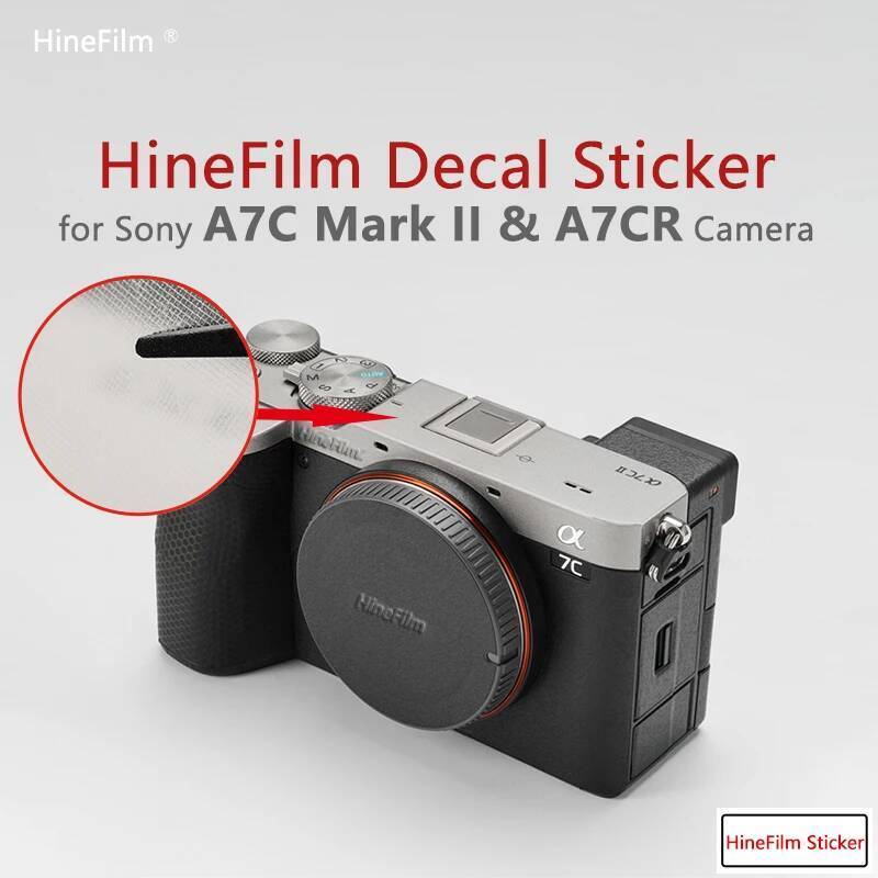 Hinefilm Skin สําหรับ A7CII A7CR กล้องสติกเกอร์โปร่งใส A7C2 Clear กล้องผิวสําหรับ Sony A7C II A7CR W