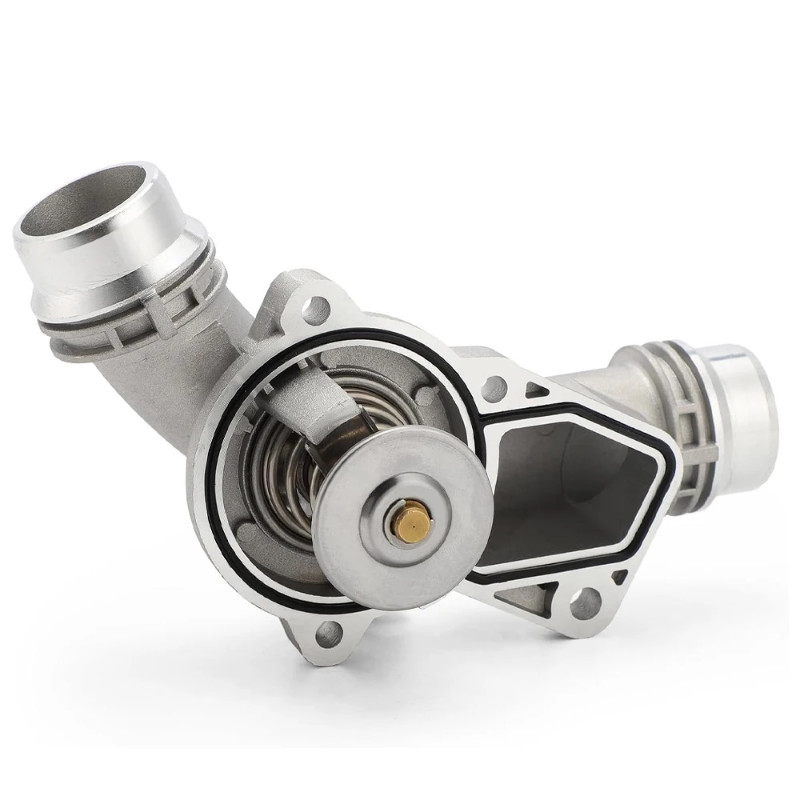 11531437040 เครื่องยนต์รถ Cooling Thermostat ที่อยู่อาศัย Coolant ปั๊มน้ํา Outlet สําหรับ BMW E46 E3