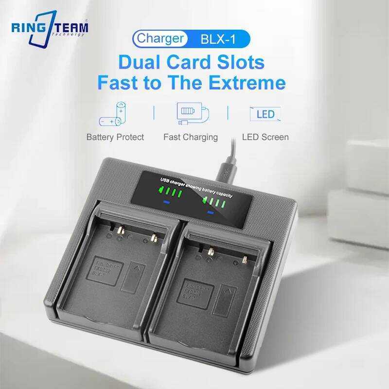 ▥ Blx-1สำหรับ Olympus Om-1 Om1กล้อง Mirrorless Blx-1แบตเตอรี่ชาร์จคู่