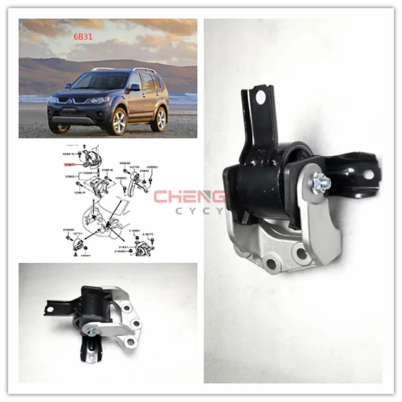 6B31 V6 3.0L Engine Support Pad Right Mount Glue For Outlander CW6W MN184296 MN184344