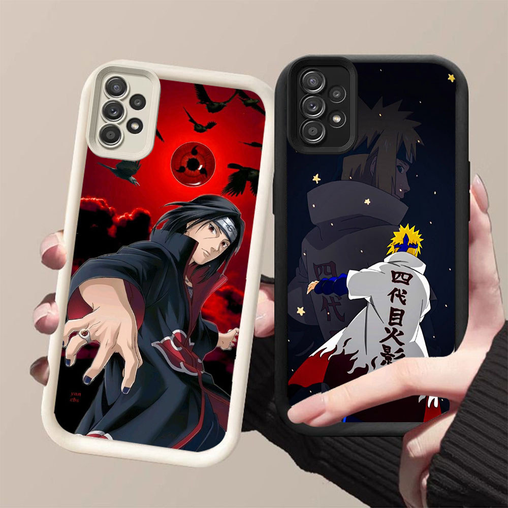 DJ-6 Anime Uchiha Silicone Casing สีดําและสีขาวสําหรับ Realme C85 Pro