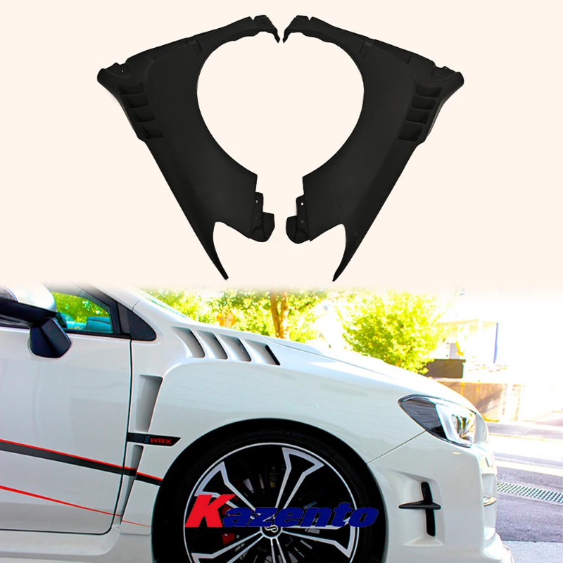 For Subaru 14-18 Impreza Wrx Vab Vaf Levorg Vmg/Vm4 Sti Dam Style Front Over Fender +8Mm Fiber Glas