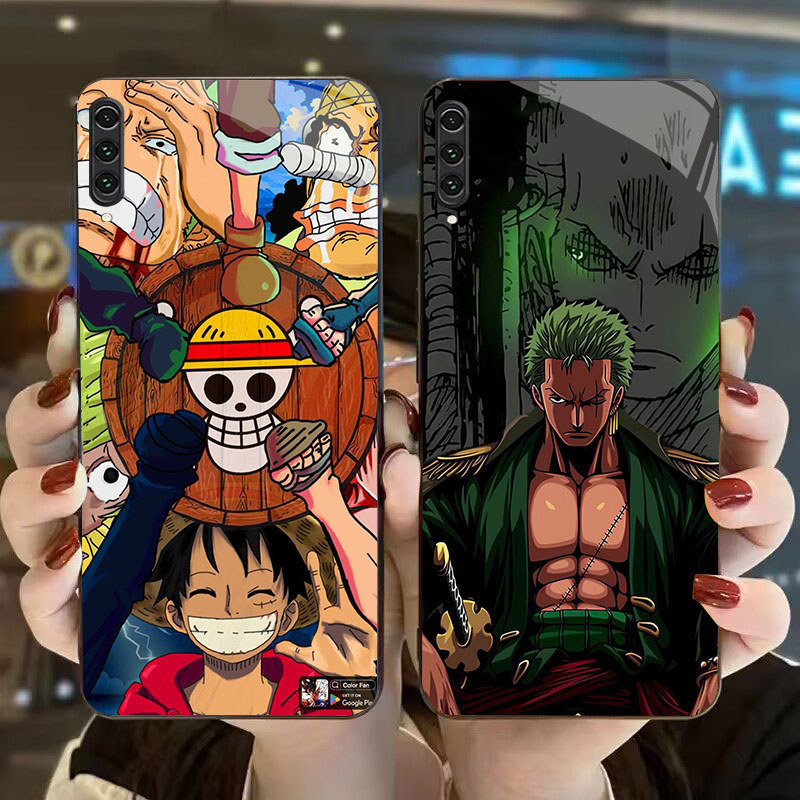 DK-74 One Piece Casing GLASS soft frame สีดํา Samsung Note A70 10Plus A7 A70S A10 A02 A50 10 2018 Pr