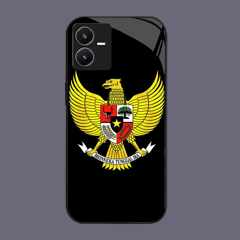 HK-59 อินโดนีเซียโลโก้แก้วสําหรับ VIVO iQOO Y22 Y28 V25 Y35 Y22S Y55 Z6 Y75 5G