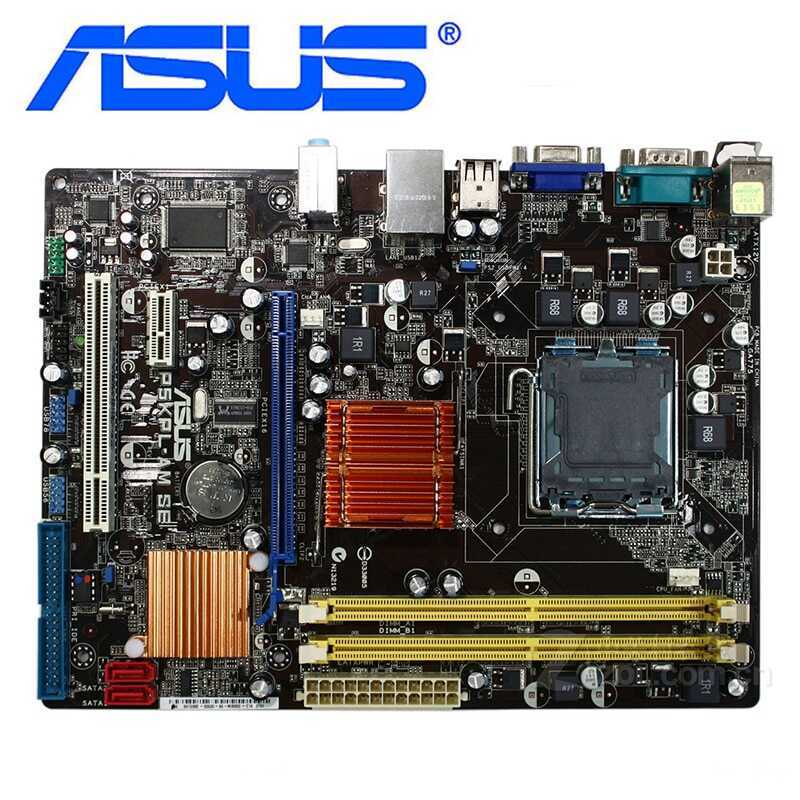 เมนบอร์ด ASUS LGA 775 DDR2 4GB สําหรับ Intel G31 P5KPL-AM SE เดสก์ท็อปเมนบอร์ด Systemboard SATA II P