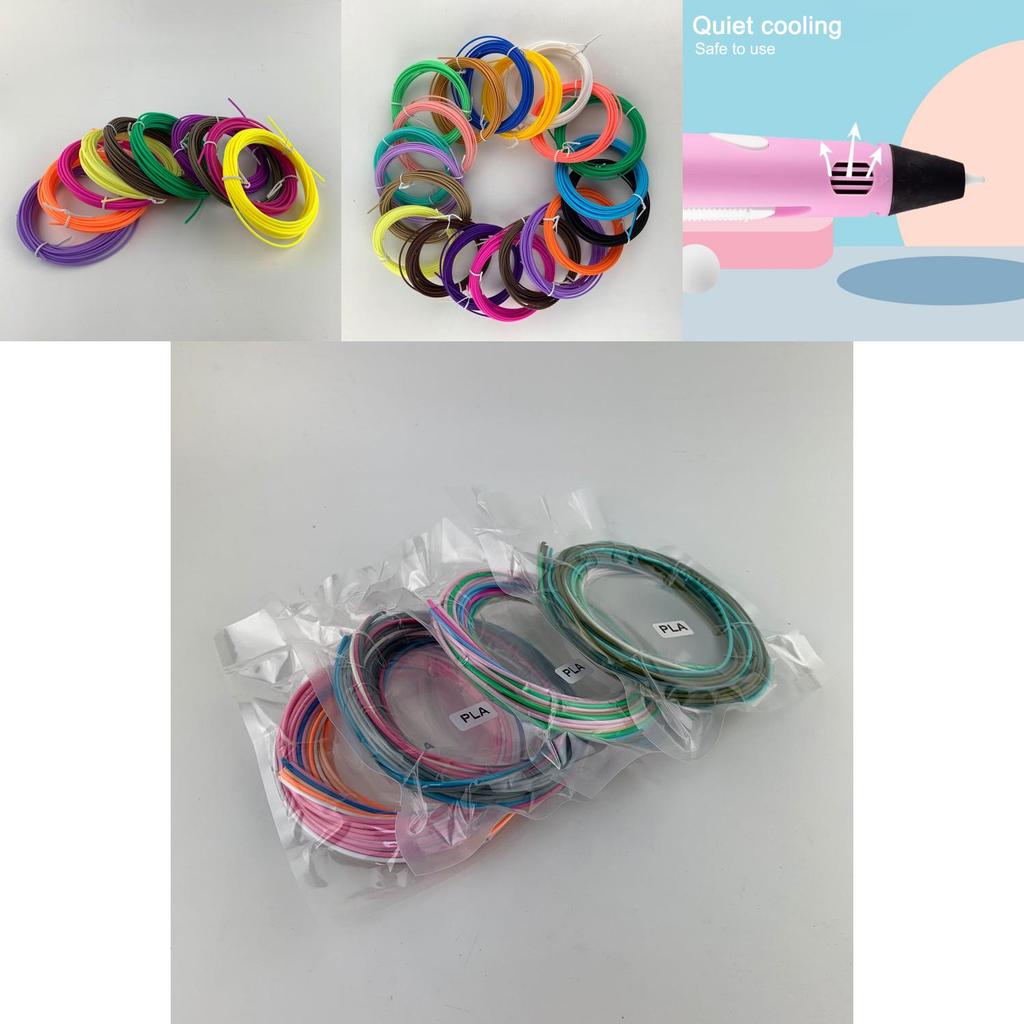 ด้วย Get Crafty 3d Printing Pen คุณสมบัติอัจฉริยะ Pla Filament Diy Drawing