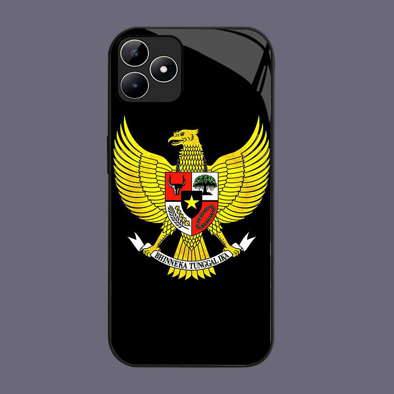 HK-59 อินโดนีเซียโลโก้แก้วสําหรับ OPPO Realme Narzo 50A A3i C53 6 C35 A3X N53 GT A40 C31 Prime 5G