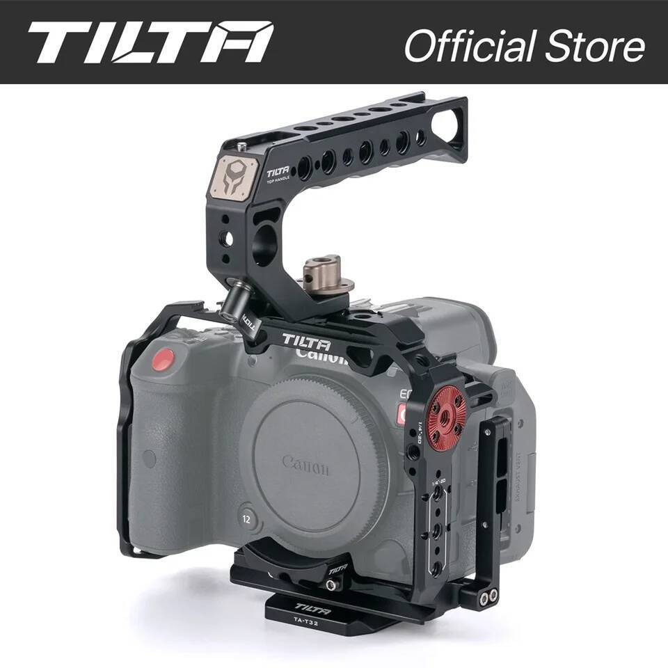 TILTA สําหรับ Canon r5c TA-T32-FCC-B กล้องเต็มรูปแบบสําหรับ Canon EOS R5 C สมาร์ท V Mount แบตเตอรี่แ