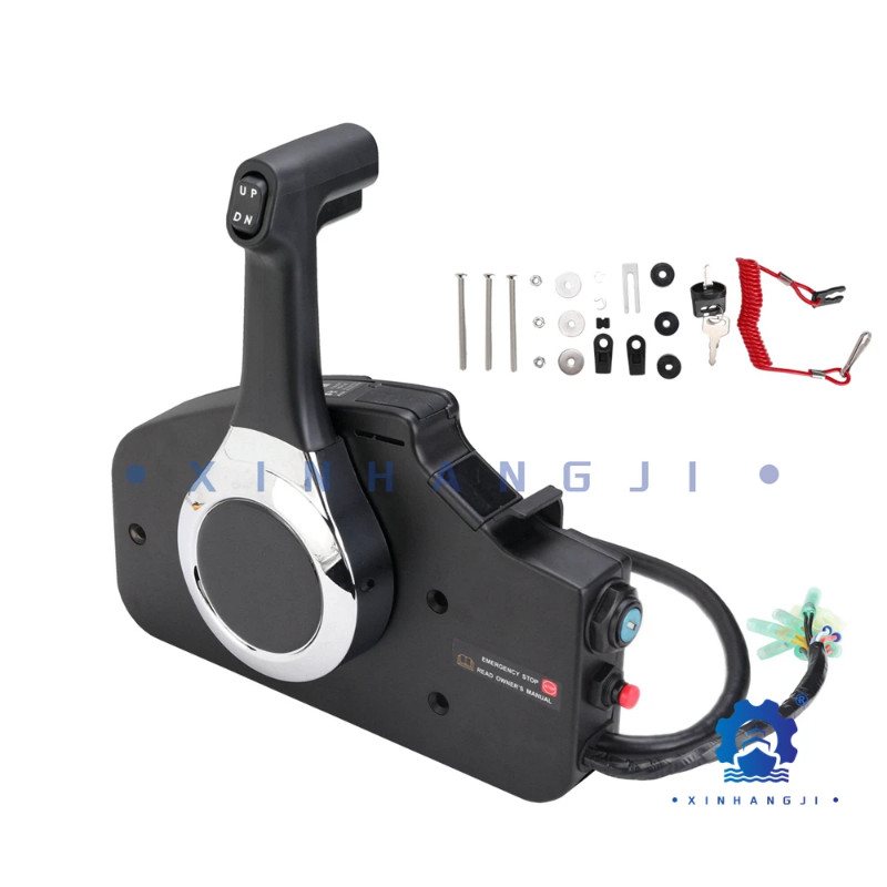 24800-ZZ5-A02 Remote Control Box for Honda Outboard Motor ；32580-ZW1-V01 Wire Harness Assy 16.4ft f