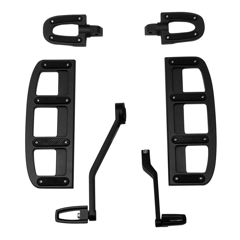 Motorcycle Front Footboard Rear Footpegs Shifter Brake Set For Harley Softail FLFBS FLHC 2018-2023