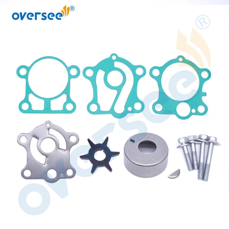 6J8-W0078 Water Pump Impeller Kit For Yamaha Outboard Boat 4T F15 F30  6J8-W0078-A2 6J8-W0078-00