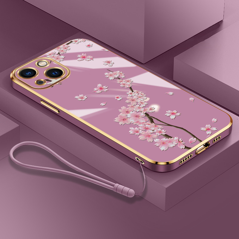 Twigs ดอกไม้เคสโทรศัพท์สําหรับ Redmi A1 Plus A2 Plus A3 S2 A5 7 7A แฟชั่นการออกแบบสร้างสรรค์ฝาครอบ e
