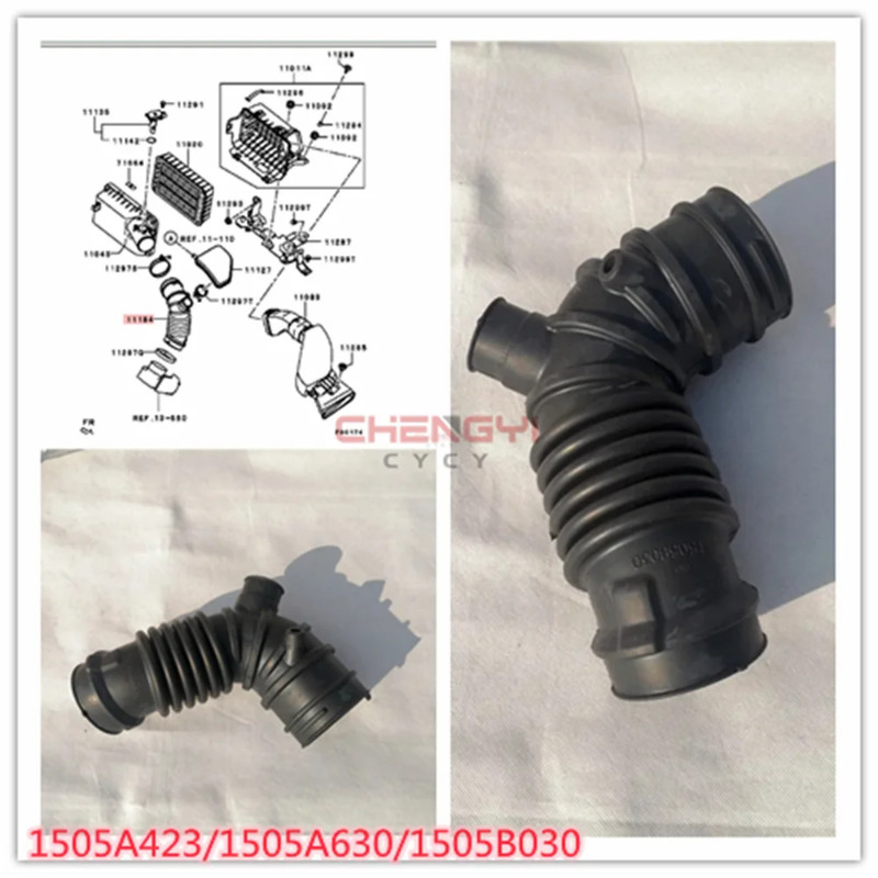 Air Cleanner Air Intake Hose Air Flow Tube For Outlander ASX CW4W CW6W GA2W 1505B030 1505A423 1505A