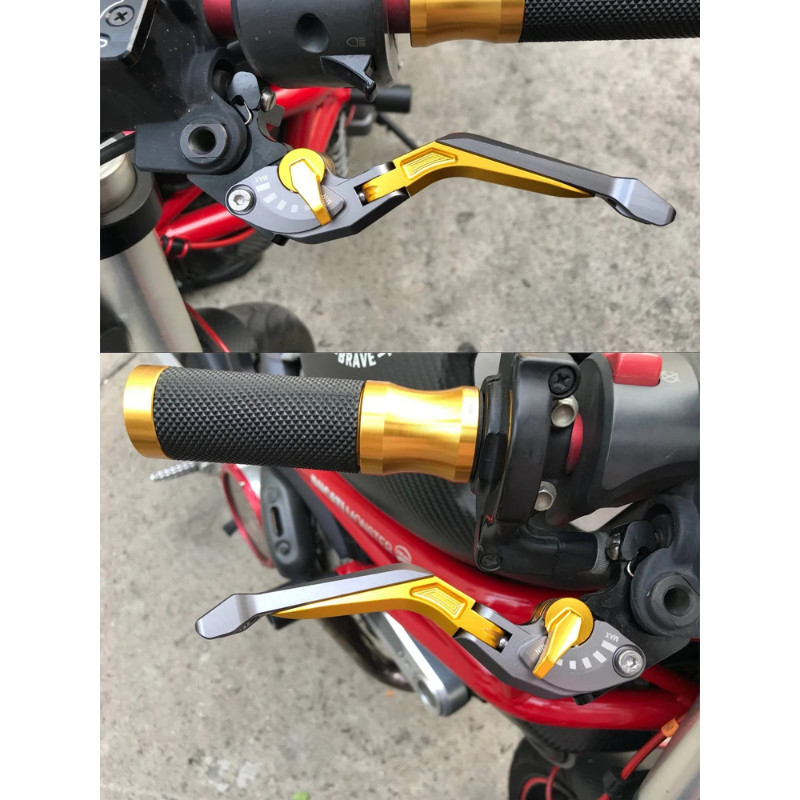 For Keeway Stels flame 200 RKV RKS 125/150/200 TXM125 TXM200 Motorcycle Accessories 3D Folding Exte