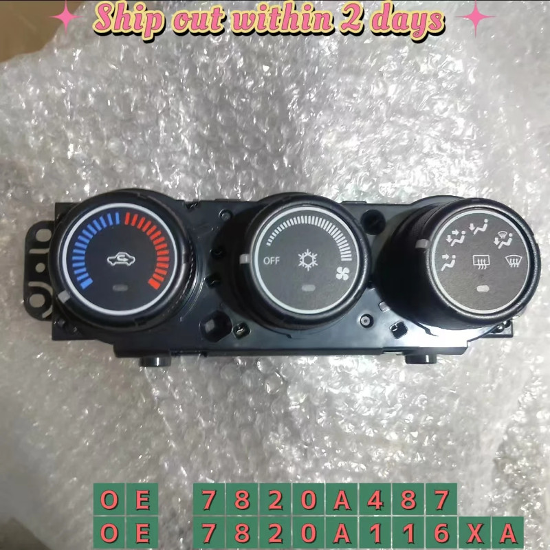 7820A116XA 7820A487 Air Conditioning SwitchAC Adjustment Knob Heater Button For Mitsubishi ASX Lanc