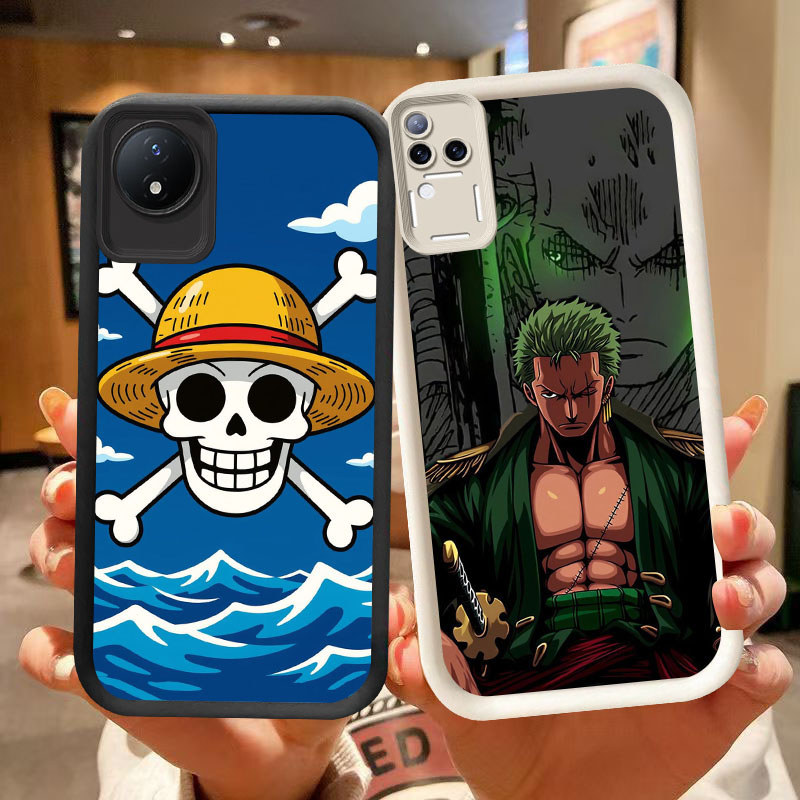 DK-74 One Piece ปลอกซิลิโคนสีดําและสีขาวสําหรับ VIVO Y29 Y02a V50 V30E V30 T4 Y02 Y02t Pro 5G