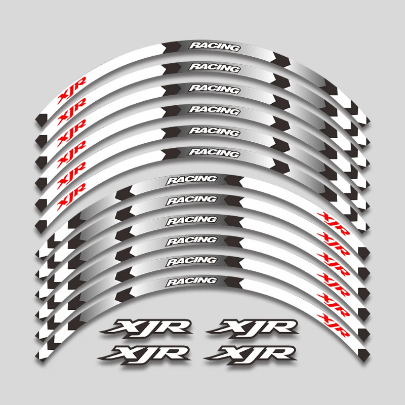 For YAMAHA XJR400 XJR1200 XJR1300 xjr 400 1200 1300 Motorcycle Accessories Stickers Wheels Hub Refl