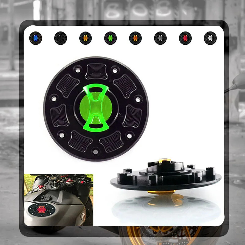 For GPZ500 GPZ500S NINJA 250R 250 NINJA250 EX250 ZXR-250 GTR1000 Motorcycle CNC Billet Gas Cap Oil