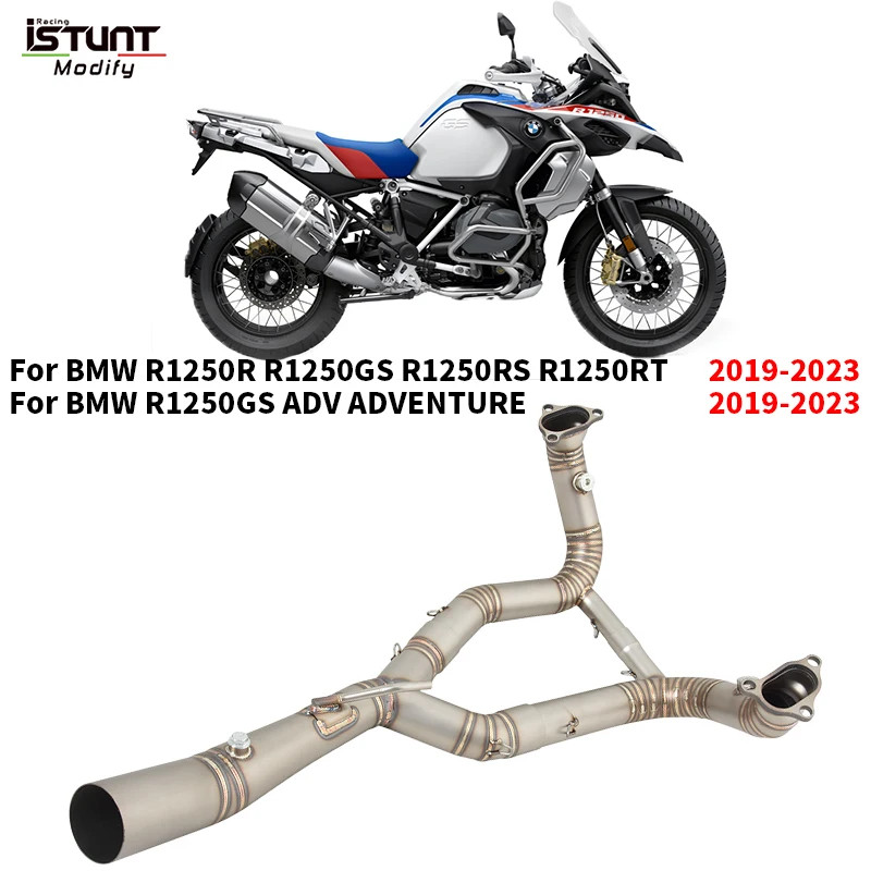 Motorcycle Exhaust Escape Systems  Front Link Pipe For BMW R1250R R1250GS ADV Adventure R1250RS R12