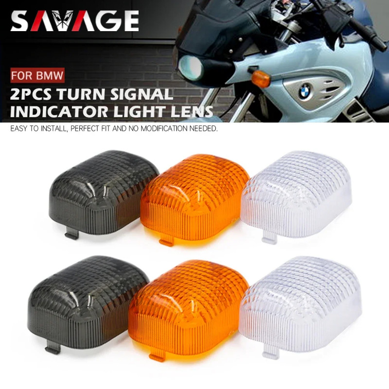 2pcs Turn Signal Indicator Light Lens For BMW F650GS F650CS Scarver F650ST F650 Funduro G650GS Moto
