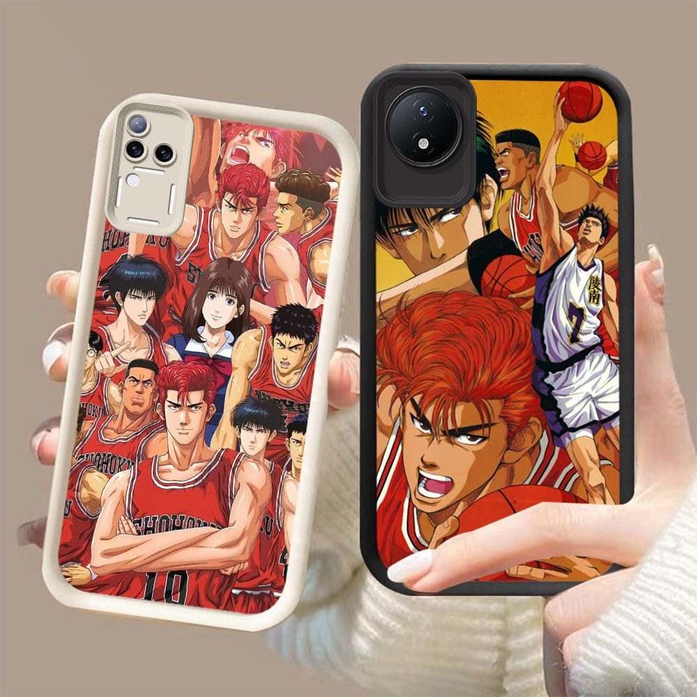 DK-82 อะนิเมะ Slam Dunk ปลอกซิลิโคนสีดําและสีขาวสําหรับ VIVO Y29 Y02a V50 V30E V30 T4 Y02 Y02t Pro 5