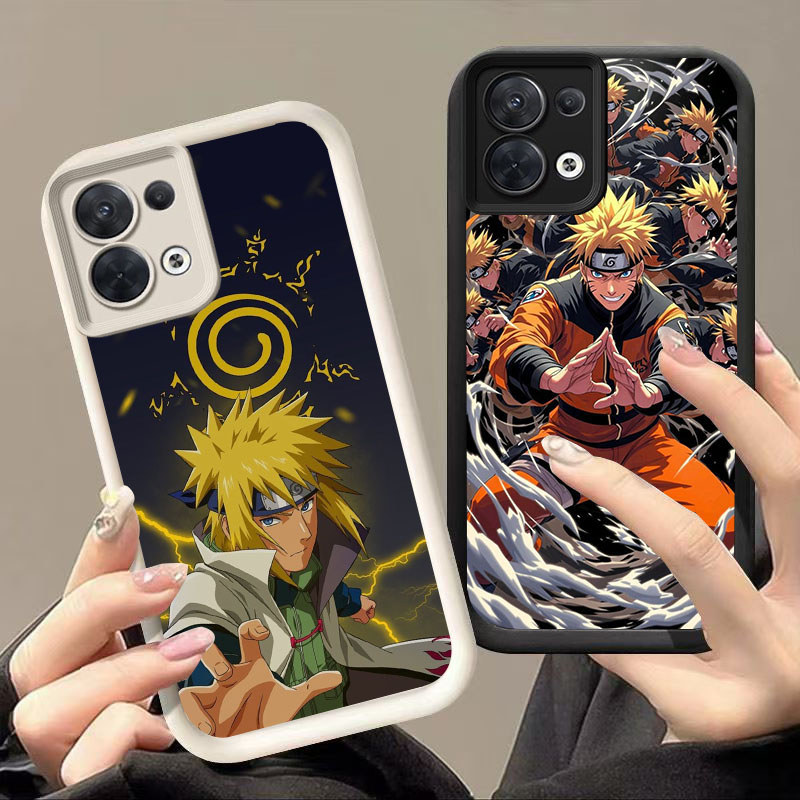DK-73 Naruto Anime ปลอกซิลิโคนสีดําและสีขาวสําหรับ Xiaomi Redmi OPPO Reno ค้นหา 7 8 F21S K9X 15C X5 