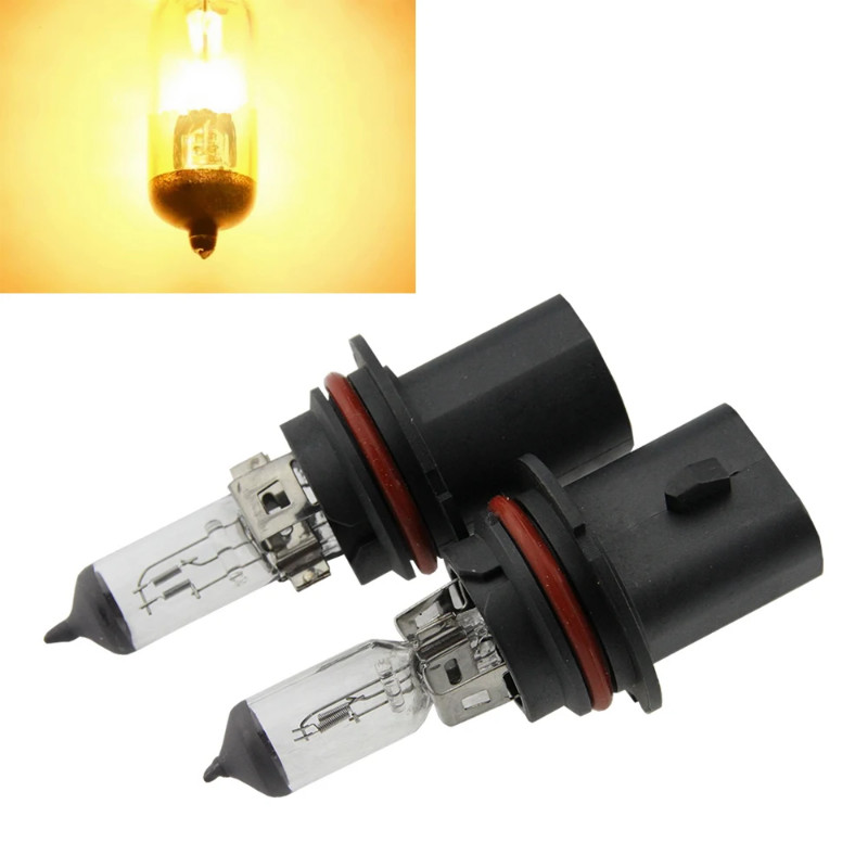 2PCS 9007 HB5 Halogen Bulbs 100/80W 3000K Yellow Hi Lo beam px29t Car Halogen Lamps Automotive Bulb