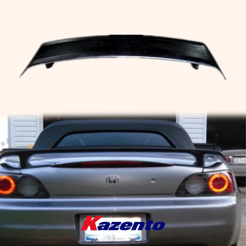 For Honda S2K S2000 JS Style Fiberglass FRP Unpaint Rear Trunk Boot Spoiler Wing