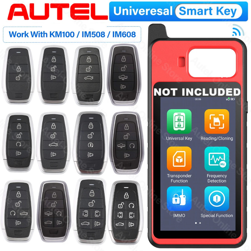 Autel Car Universal Smart Key Autel Remote Key for MaxiIM KM100 IM508 IM608 Programmer IKEYAT004AL